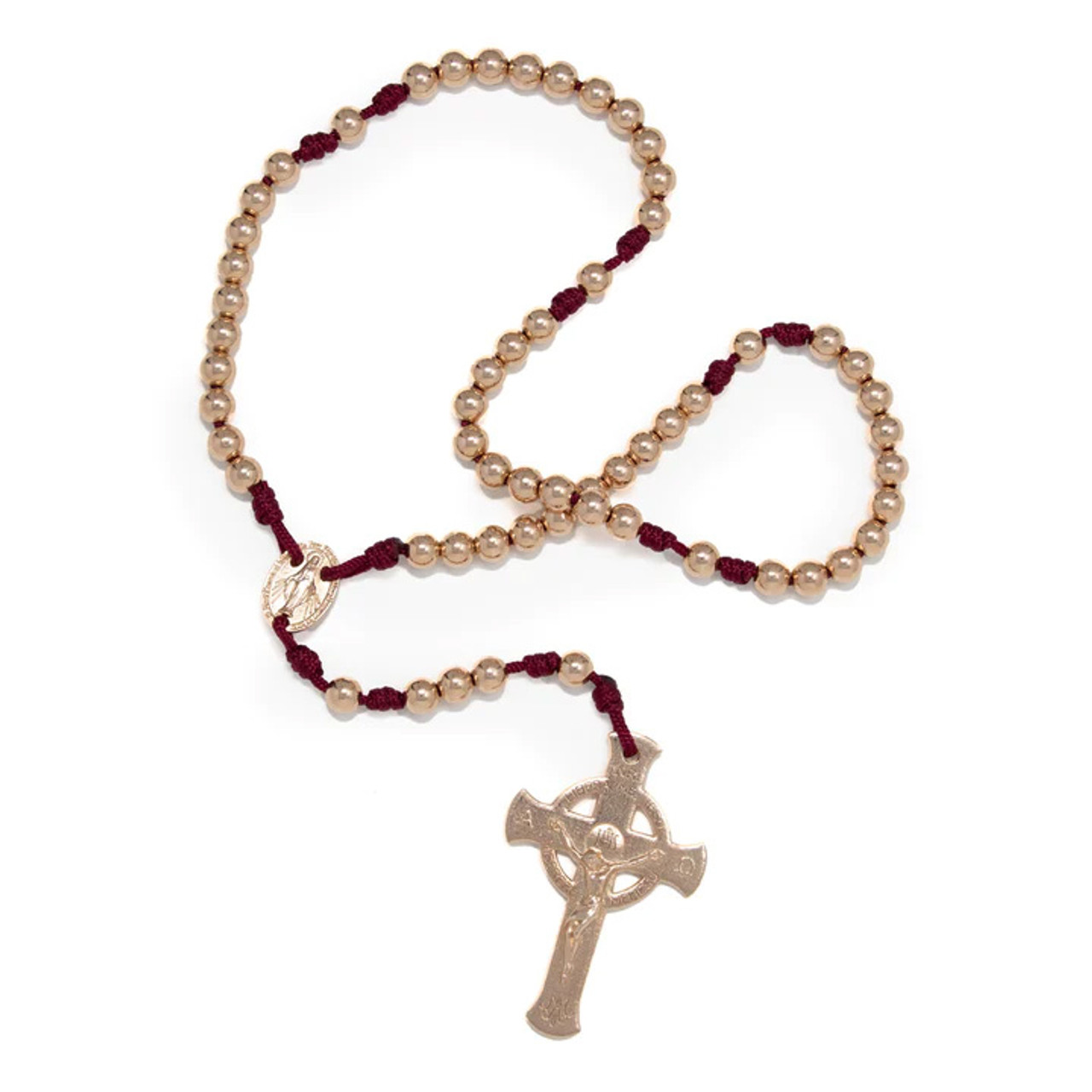 Lifetime Rosaries, Deliverance Cross Rosary, Rose Gold