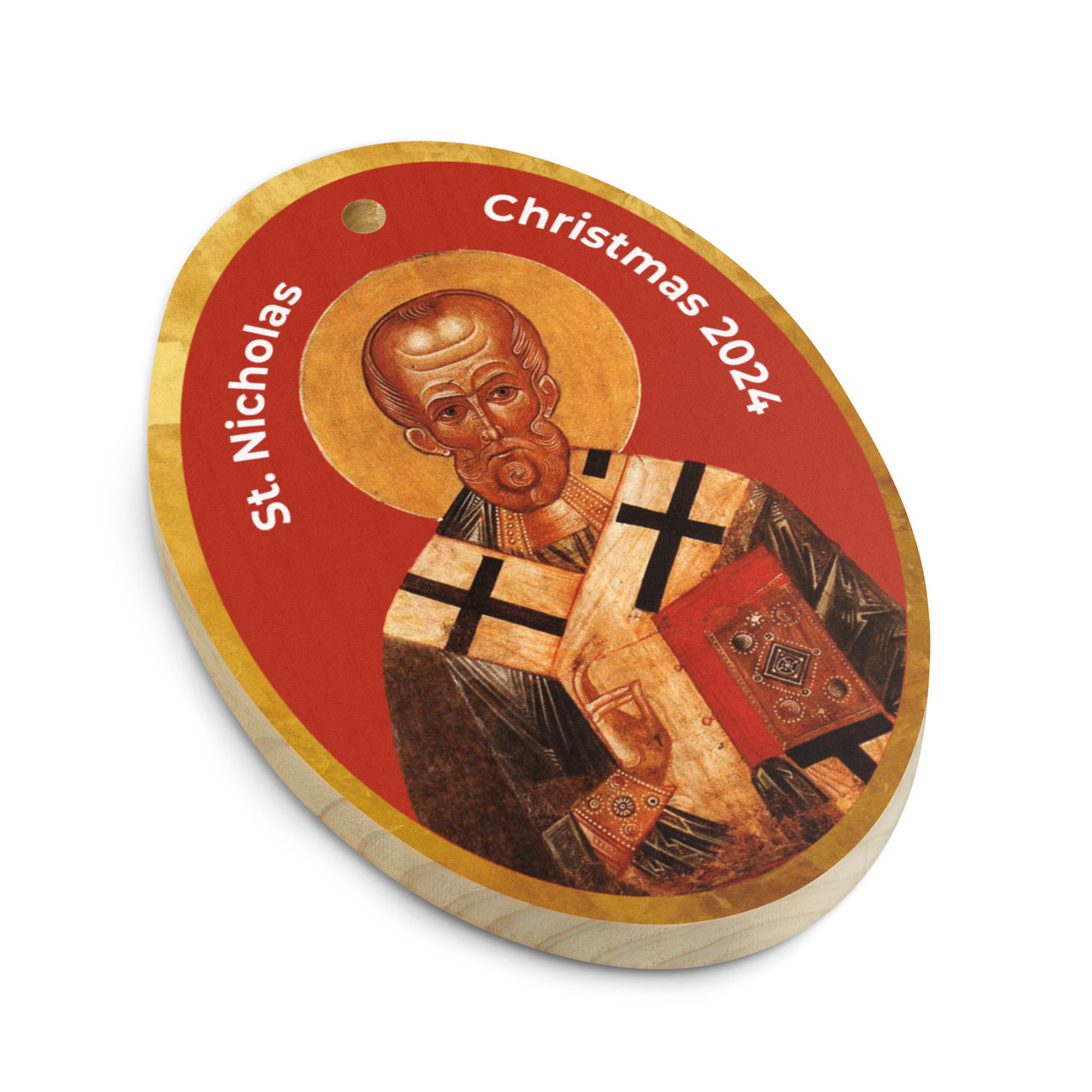 2024 Christmas Ornament with St. Nicholas