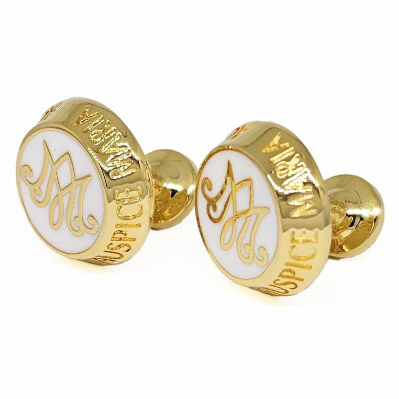 マリアページ　SCO-143/CW,SCA-143/CWF Auspice Maria 14K Gold Plated Cufflinks