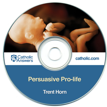 Cover image for Trent Horn’s pro-life talk offering non-religious arguments against abortion.