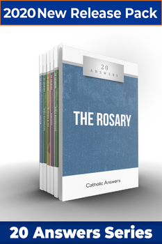 This Sampler includes 1 each of:

    20 Answers: Catholic Social Teaching
    20 Answers: Faith & Works
    20 Answers: The New Age
    20 Answers: The Rosary
    20 Answers: The End Times
    20 Answers: Seasons and Feasts

They can also all be ordered individually in bulk at great discounts