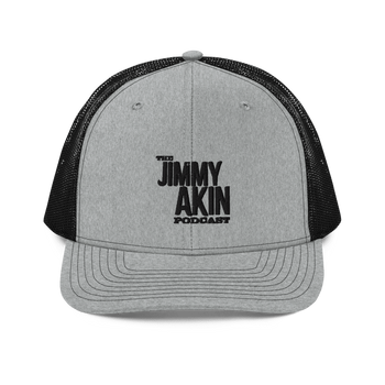 Adjustable Richardson snapback hat in heather grey/black, perfect for everyday wear and showing support.