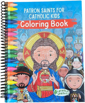Patron Saints for Catholic Kids Coloring Book
