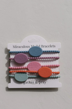 Miraculous Medal Bracelets - Pack of 5