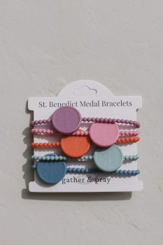 St. Benedict Medal Bracelets - Pack of 5