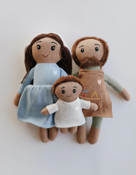 The Holy Family Knit Doll Set