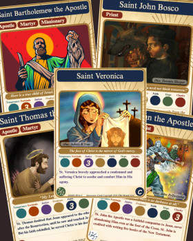 Collectible Trading Holy Cards - SET 4