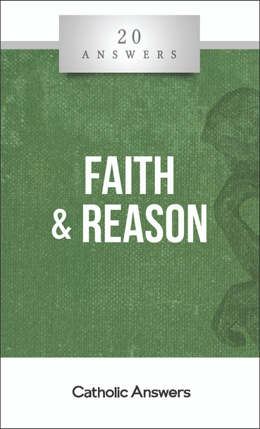 Reconciling All Truth

Is faith reasonable?

What can we know about God through reason alone?

How can we make sense of Christian beliefs that seem to defy logic and science?

What can I say to people who claim that the God of the Bible is cruel and irrational?

We believe that God is one, and so is his truth. The mysteries he has revealed to the world, the teachings that his Church professes and safeguards, and the conclusions that we reach by the light of natural reason all harmonize and enrich each other. But in a world skeptical of faith and often too clouded by sentiment and sin to wield reason, it can seem that religious truth and rational truth must be enemies—or at least from different worlds. 20 Answers: Faith and Reason shows you how to restore the unity of truth that is our only basis for living a coherent life of the mind and of the soul, helping you tackle both secular skeptics and your own nagging doubts.

The 20 Answers series from Catholic Answers offers hard facts, compelling arguments, and clear explanations of the most important topics facing the Church and the world—all in a compact, easy-to-read package.