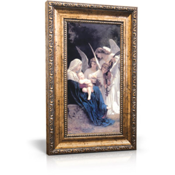 Song of the Angels - Framed Canvas 6" x 11" (Including frame: 9.5" x 14.5")