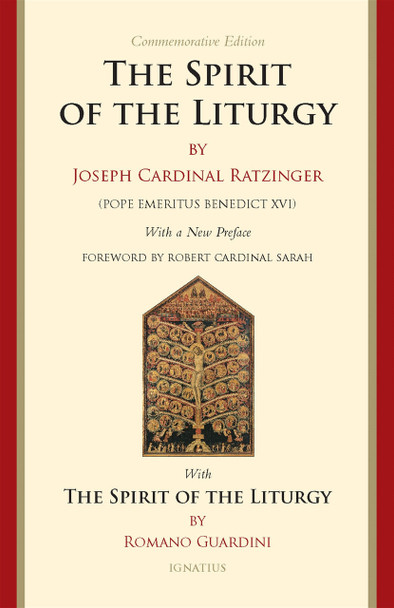 The Spirit of the Liturgy front cover introducing Joseph Ratzinger’s theology of the Mass and Catholic worship.