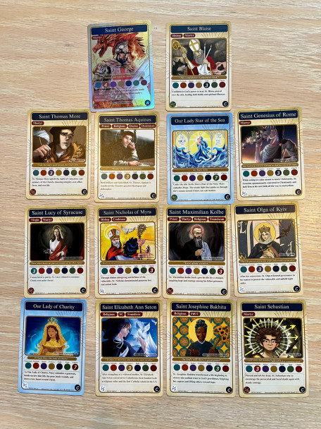 Collectible Trading Holy Cards - SET 2