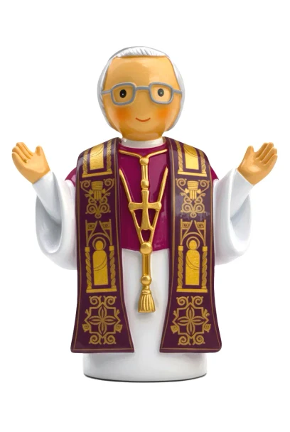 Pope Leo XIV Mini Saint Statue