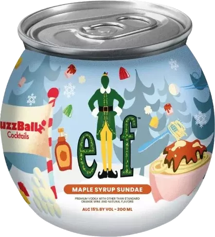 Buzzballz Maple Syrup Sundae