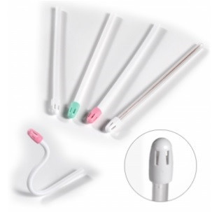 Crosstex Comfort Plus Clear Saliva Ejector with White Tip (ZCWCP)