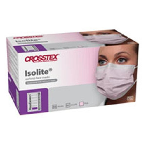 Crosstex Isolite Pink Earloop Masks (GCLPK)