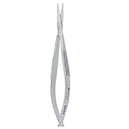 Kohler Straight Castroviejo Microsurgical Scissors with Flat Handles (5632)