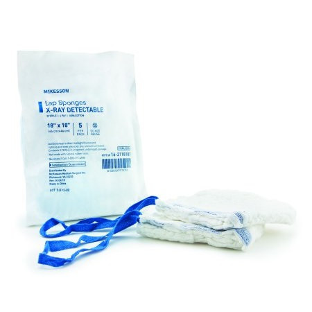 McKesson 18" x 18" Prewashed Laparotomy Sponges (16-2118181)