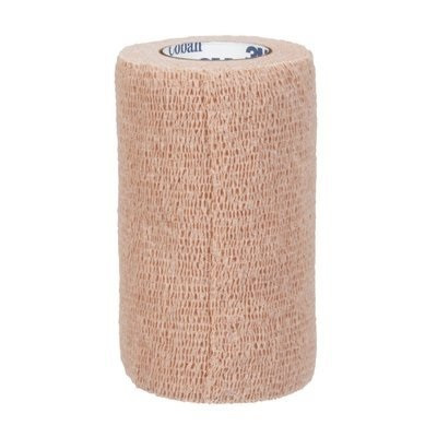 3M™ 6" x 5 Yards Tan Coban™ Non-Sterile Self-Adherent Wrap - 12 Rolls/Box