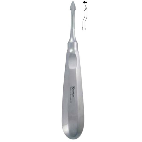 Kohler Bernard Offset Inside Bayonet-Style Root Elevator with Fine Tip (6687)