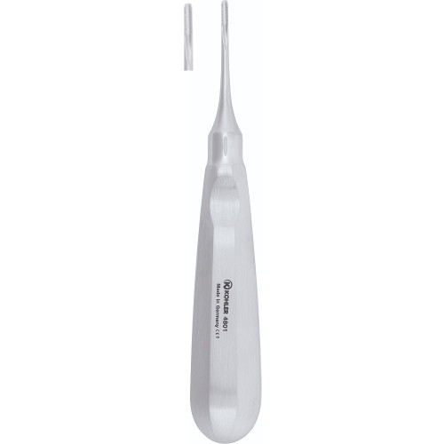 Kohler 2.2mm Lindo-Levien Root Elevator with Serrations (4801)