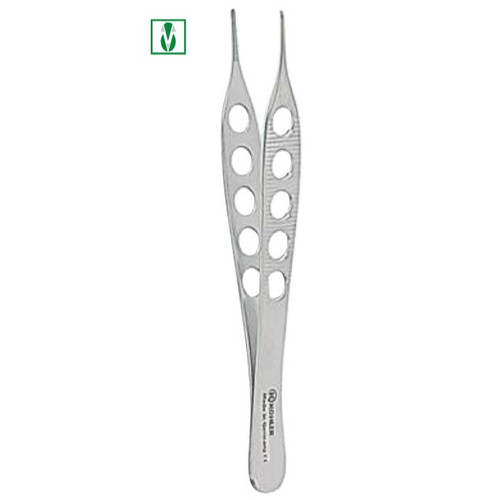 Kohler Straight Lightweight Micro-Adson Tissue Forceps with 1 x 2 Teeth (6140)