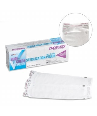 Crosstex 5" x 15" Sure-Check Sterilization Pouches (SCL5152)