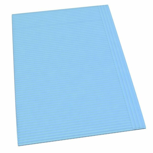 Medicom SafeBasics™ 13" x 18" Aqua 2+1-Ply Dry-Back® Dental Bib (8289)