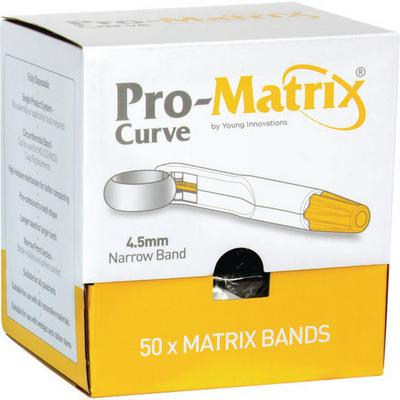 Young Dental 4.5mm Pro-Matrix Curved Yellow Single-Use Matrix Band (19001)