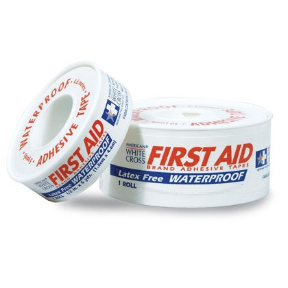 Dukal American® White Cross 1/2" x 5 Yards Waterproof Plastic Tape (2035033)