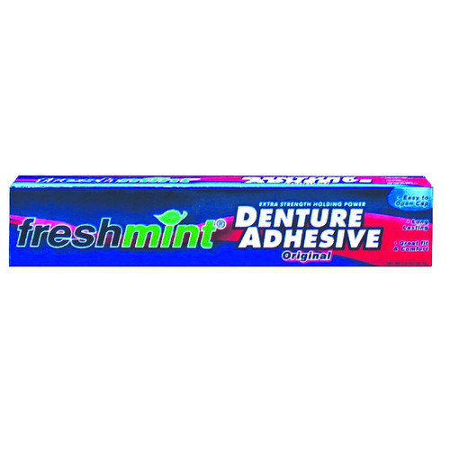 Freshmint® Denture Adhesive in 2 oz. Tube - 72/Case