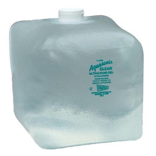 Aquasonic Clear® Sonicpac® Ultrasound Transmission Gel in 5 Liter Cubitainer - 4/Case