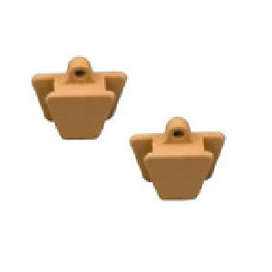 Miltex Tan Child Silicone Mouth Props - 2/Box