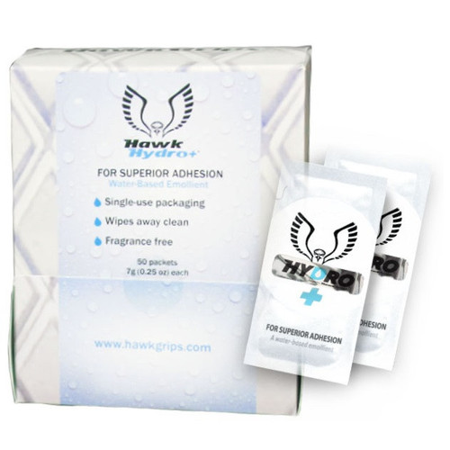 HawkGrips® HawkHydro-PLUS Emollient in Single Use Packet - 50 Packets/Case