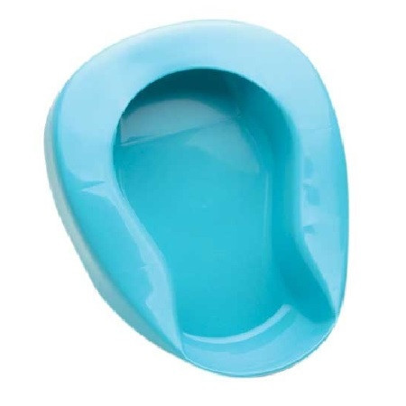 Powder Blue Pontoon Bedpan - 12/Case (00085)