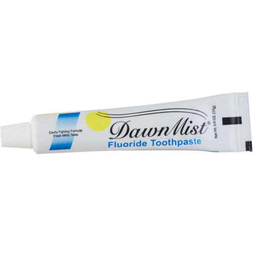 DawnMist® White Gel Toothpaste in 0.6 oz. Tube - 720/Case