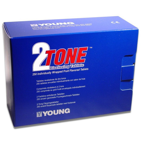 Young™ 2Tone™ Disclosing Tablets - 250/Box (234225)