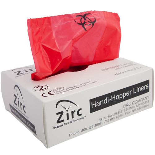 Zirc Handi-Hopper Bio-Hazard Liner (20Z405)