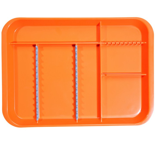 Zirc Neon Orange B-Lok Divided Tray (20Z451Q)