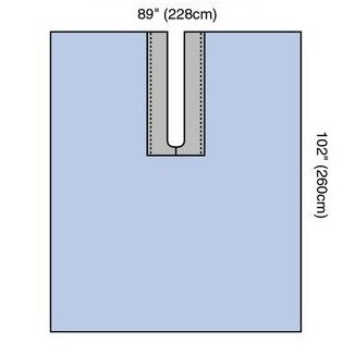 3M 89" X 102" Blue Steri-Drape Adhesive Split Sheet (9045)