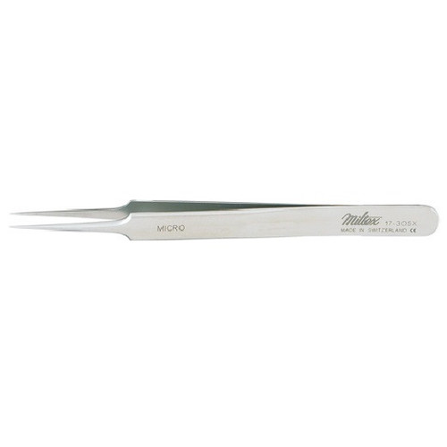 #5 Micro-Fine Swiss Jeweler Forceps - 11.2cm