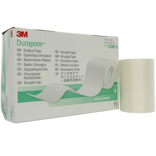 3M 3" x 10 Yards Durapore Surgical Tape (1538-3)