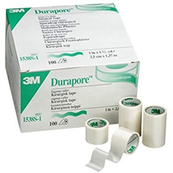 3M 1" x 1-1/2" Yards Durapore Surgical Tape (1538S-1)