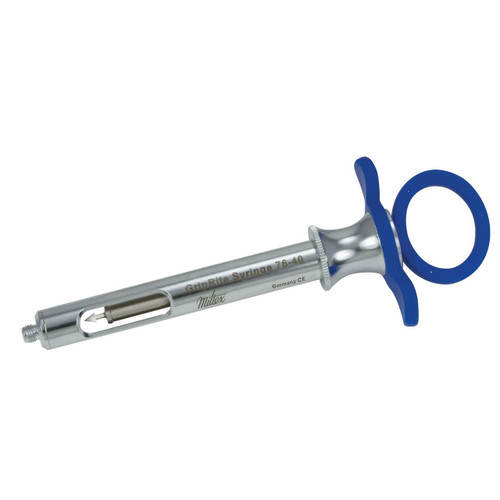 Miltex CW Type Petite 1.8cc Aspirating Syringe with Blue Silicone Grips (76-40)