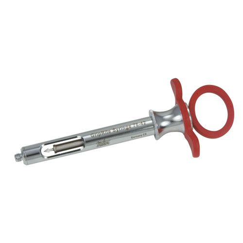 Miltex CW Type Petite 1.8cc Aspirating Syringe with Red Silicone Grips (76-42)