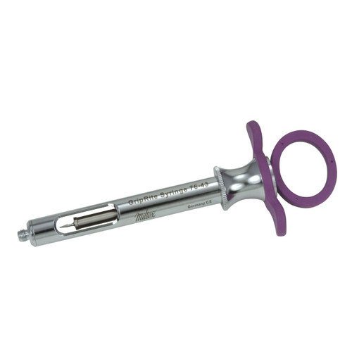 Miltex CW Petite 1.8cc Aspirating Syringe with Purple Silicone Grips (76-43)