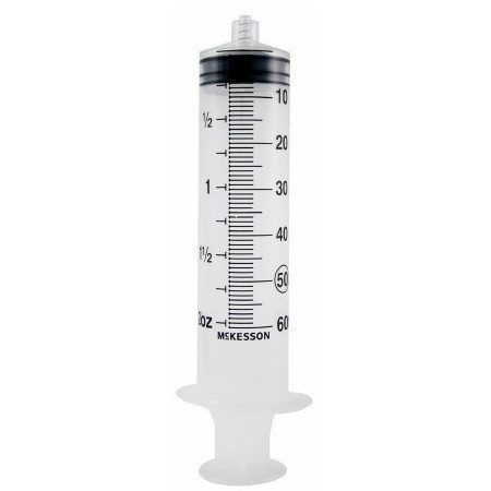 McKesson 60mL Luer Lock Syringe without Needle (102-S60C)