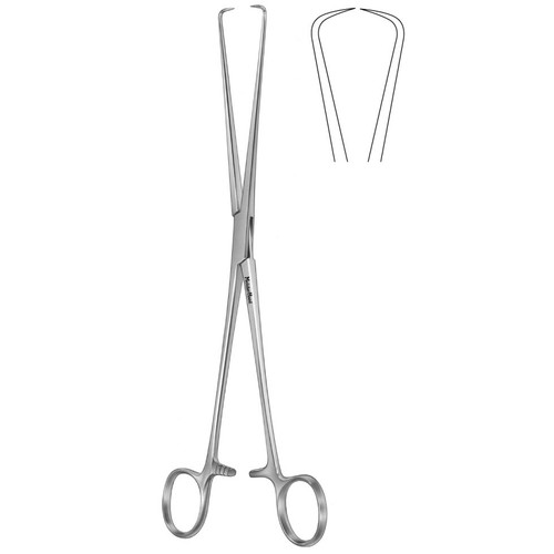 Miltex MeisterHand Schroeder-Braun Straight Uterine Tenaculum Forceps - 24.8cm
