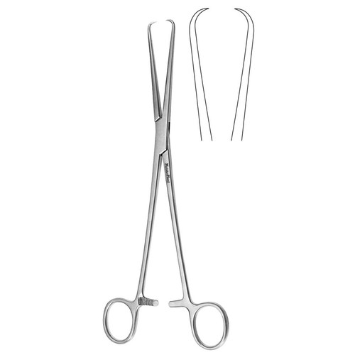 Miltex MeisterHand Schroeder Uterine Tenaculum Forceps with Round Jaw - 25.4cm