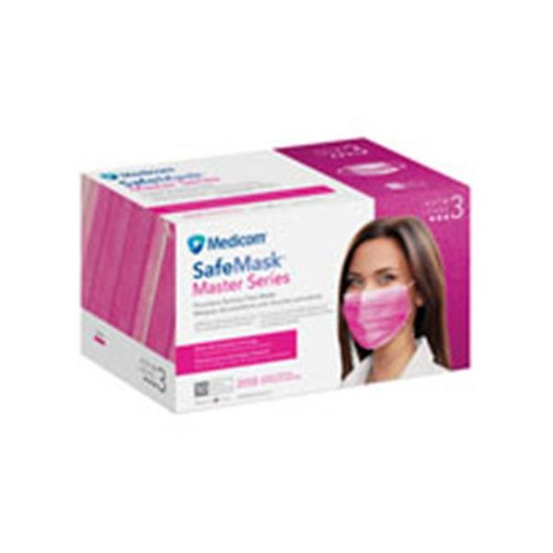 Medicom SafeMask® Level 3 Master Series Azalea Festival Earloop Masks - 500/Case