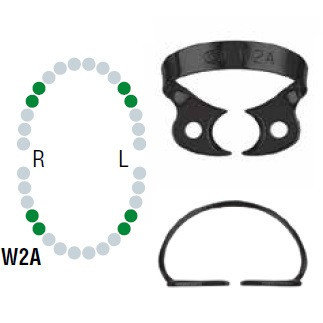 Kohler #W2A Black Rubberdam Clamp (3262)